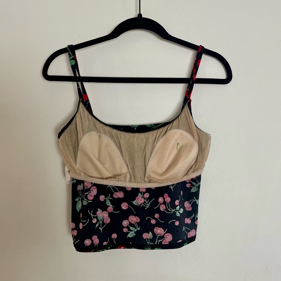 Red Cherry Tankini Top - Picture 6 of 8